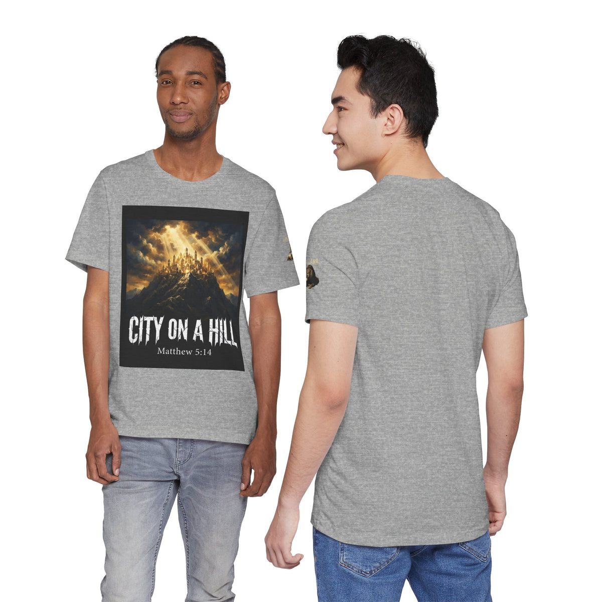 City on a Hill T-Shirt — Matthew 5:14 Christian Faith Tee