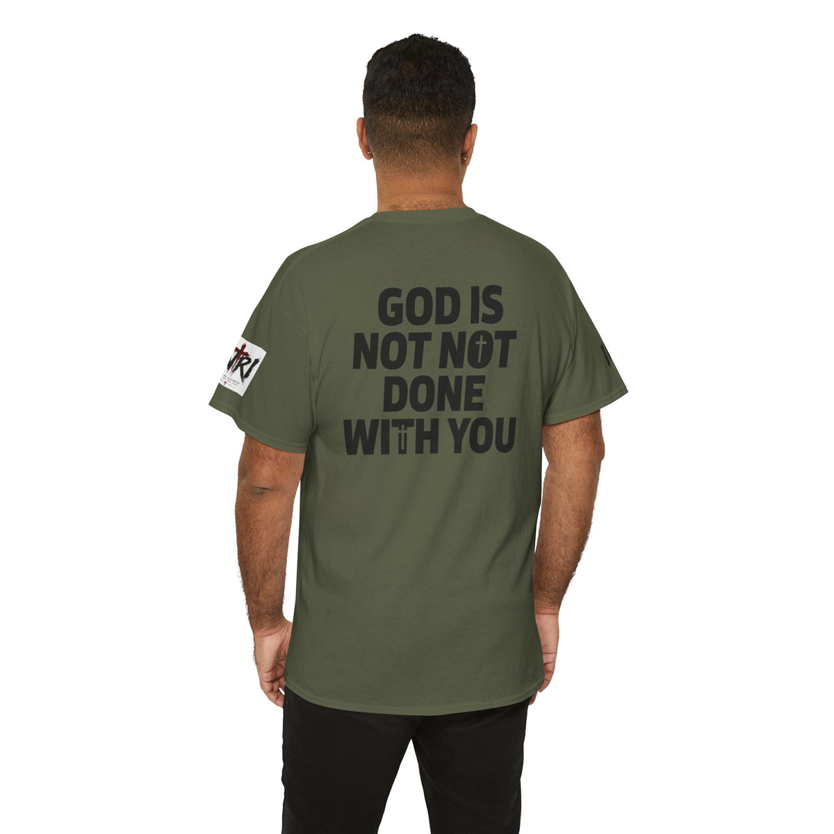 Armor of God T-Shirt — "God Is Not Done With You" Christian Faith Tee