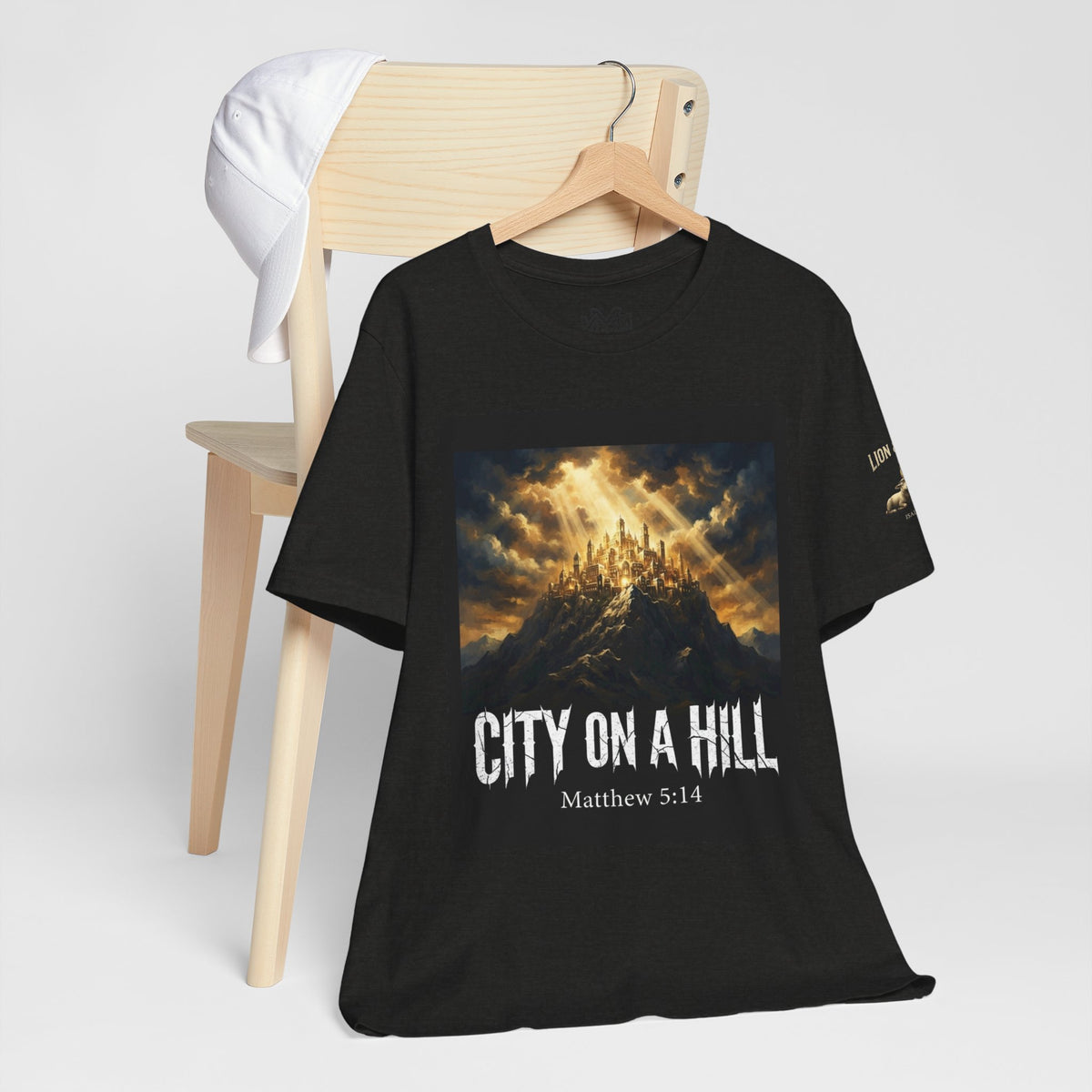 City on a Hill T-Shirt — Matthew 5:14 Christian Faith Tee