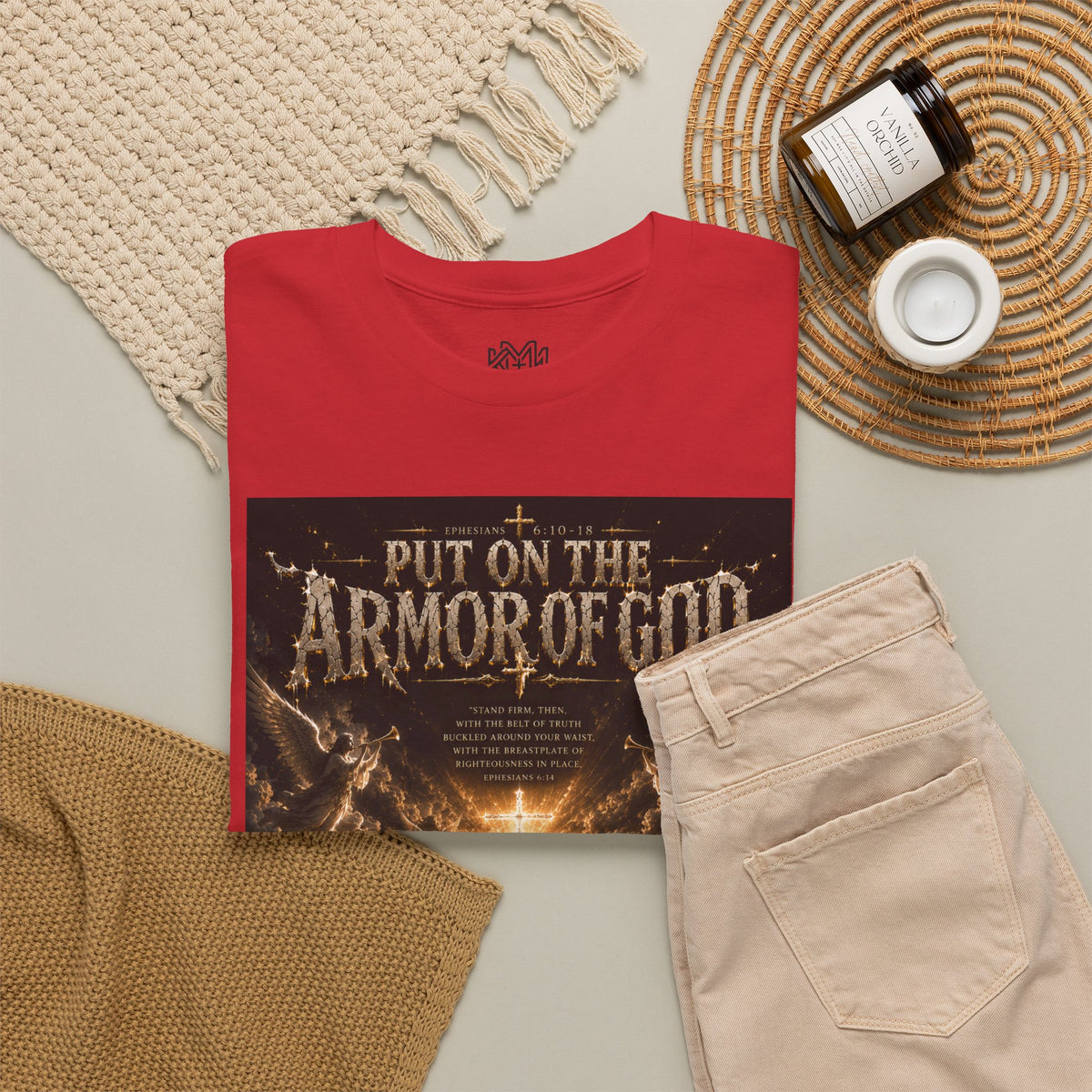 Armor of God T-Shirt — "God Is Not Done With You" Christian Faith Tee