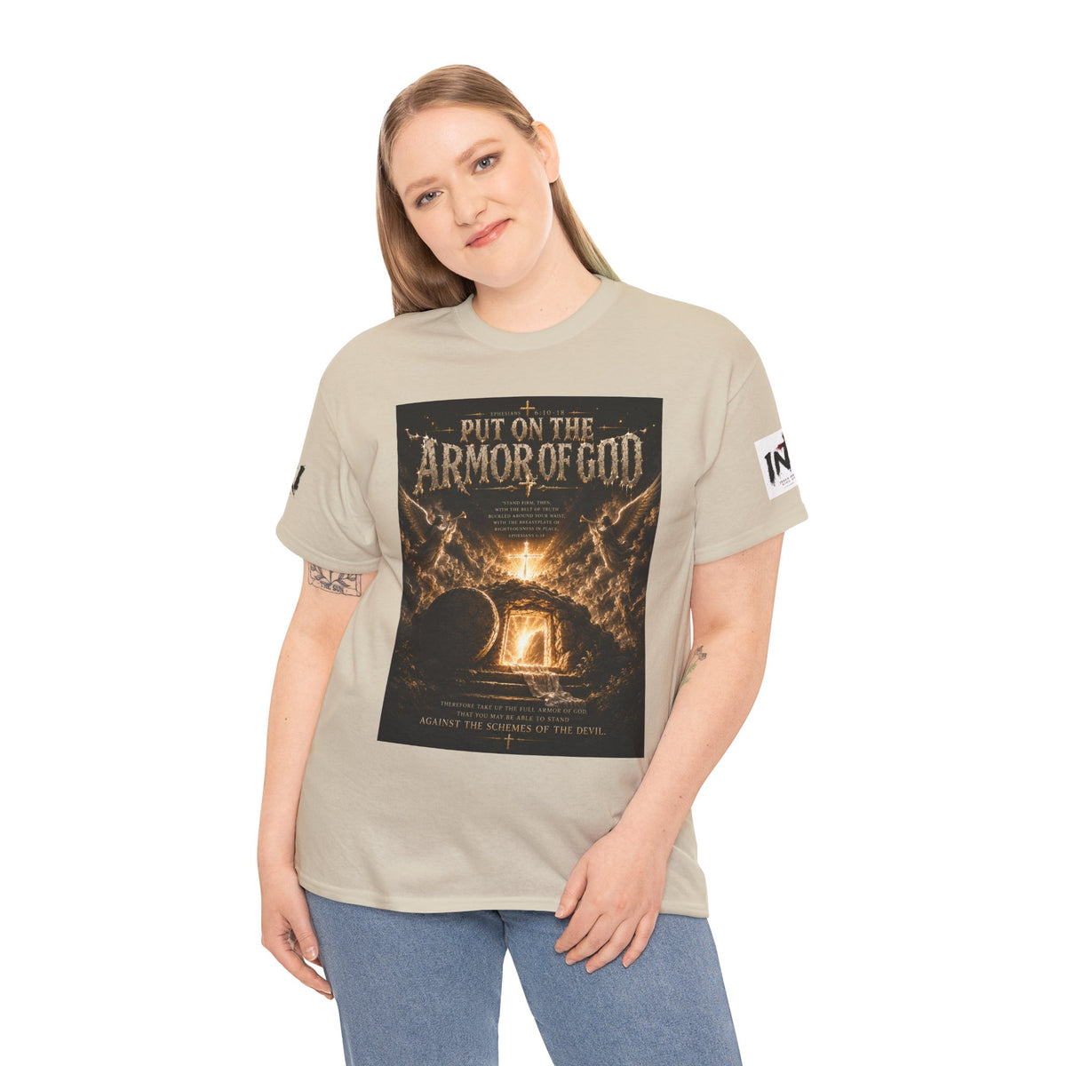 Armor of God T-Shirt — "God Is Not Done With You" Christian Faith Tee
