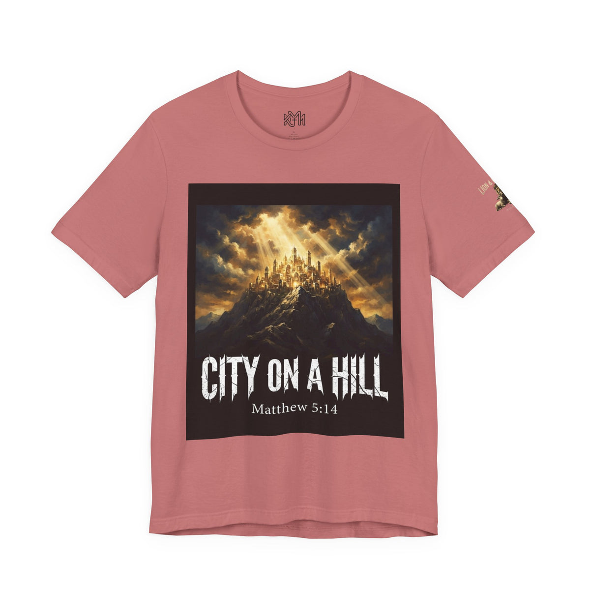 City on a Hill T-Shirt — Matthew 5:14 Christian Faith Tee