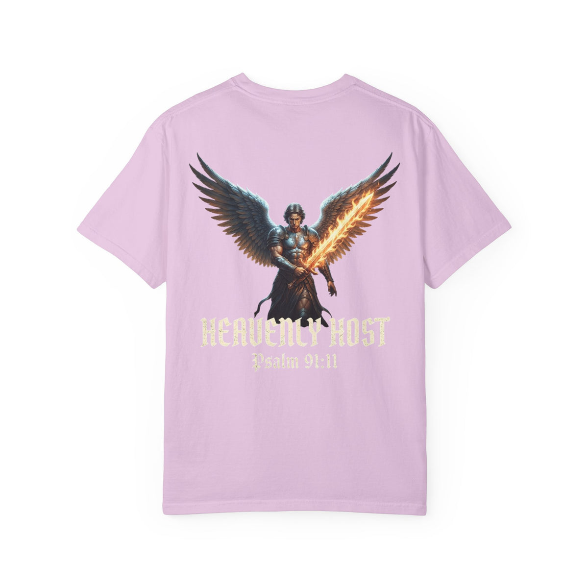 Angel Gateway T-Shirt — Fiery Winged Guardian Graphic Tee