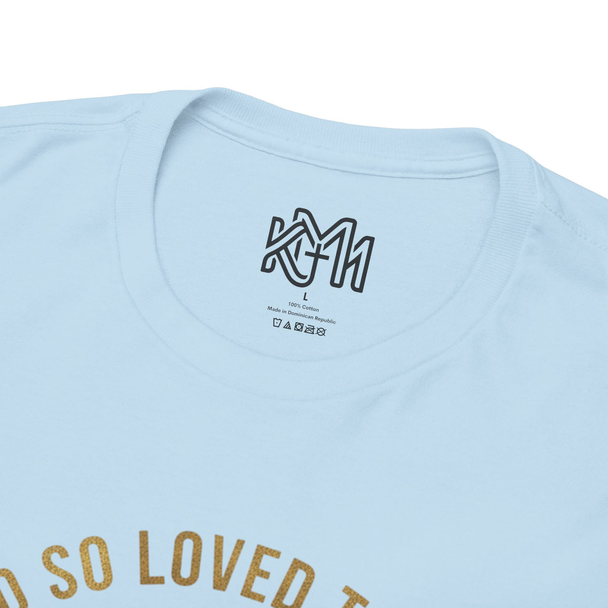 John 3:16 Cross T-Shirt — "For God So Loved the World" Christian Tee