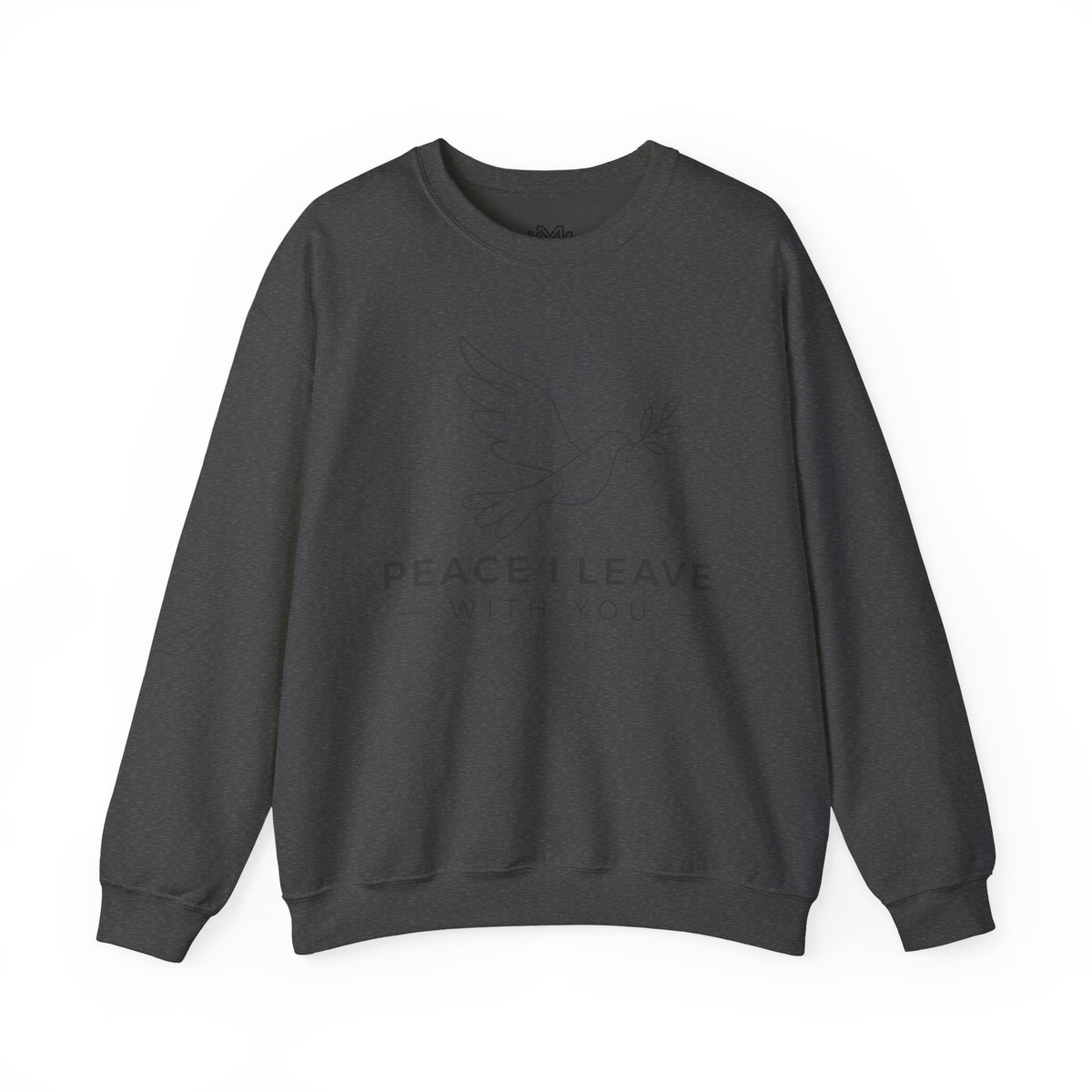 Peace I Leave Crewneck Sweatshirt — Dove & John 14:27 Inspirational Sweatshirt