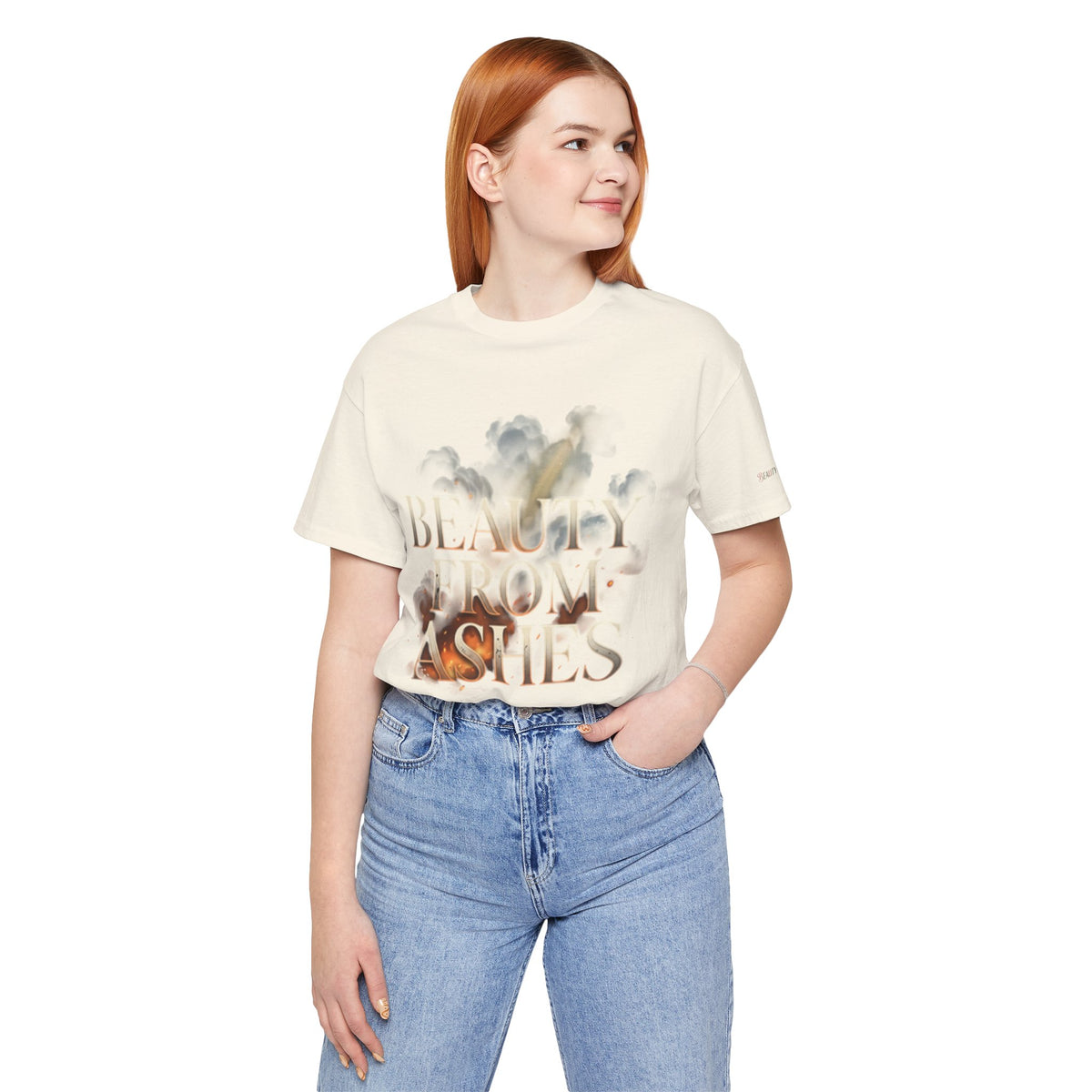 Beauty From Ashes Floral Tee