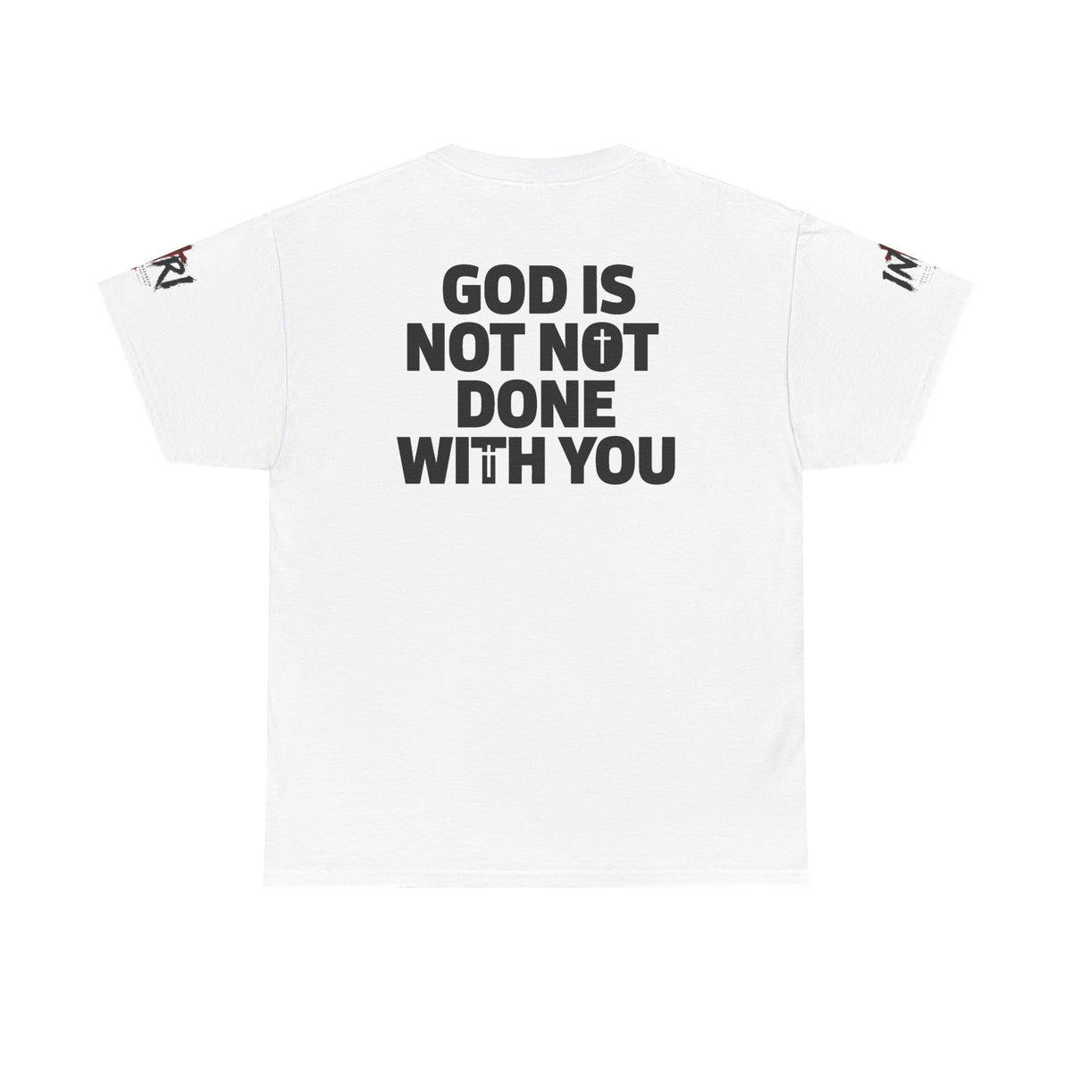 Armor of God T-Shirt — "God Is Not Done With You" Christian Faith Tee