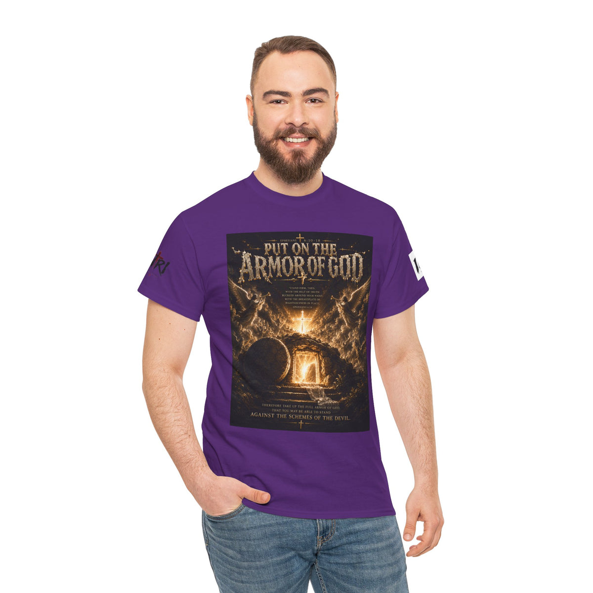Armor of God T-Shirt — "God Is Not Done With You" Christian Faith Tee