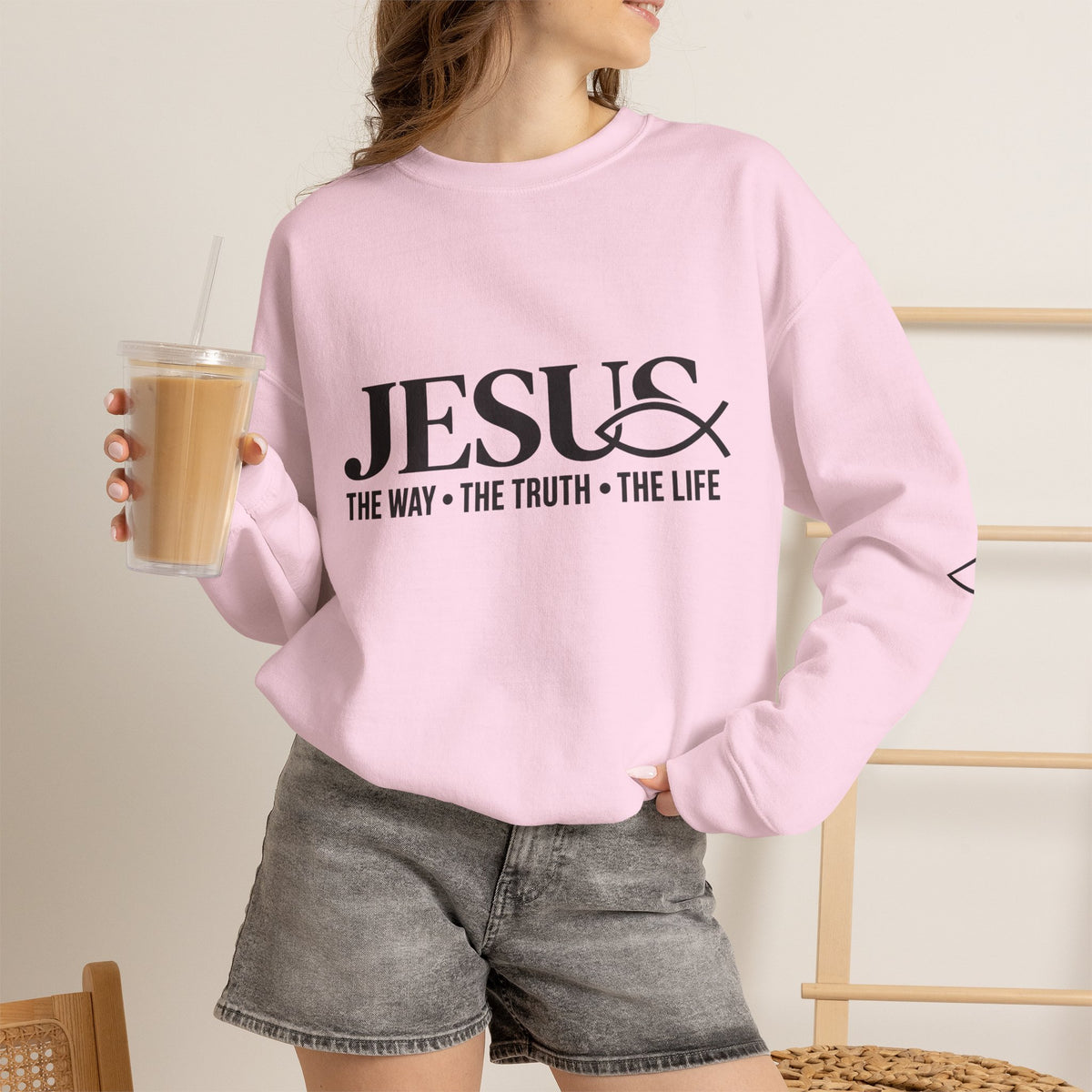 Jesus 'The Way • The Truth • The Life' Crewneck Sweatshirt