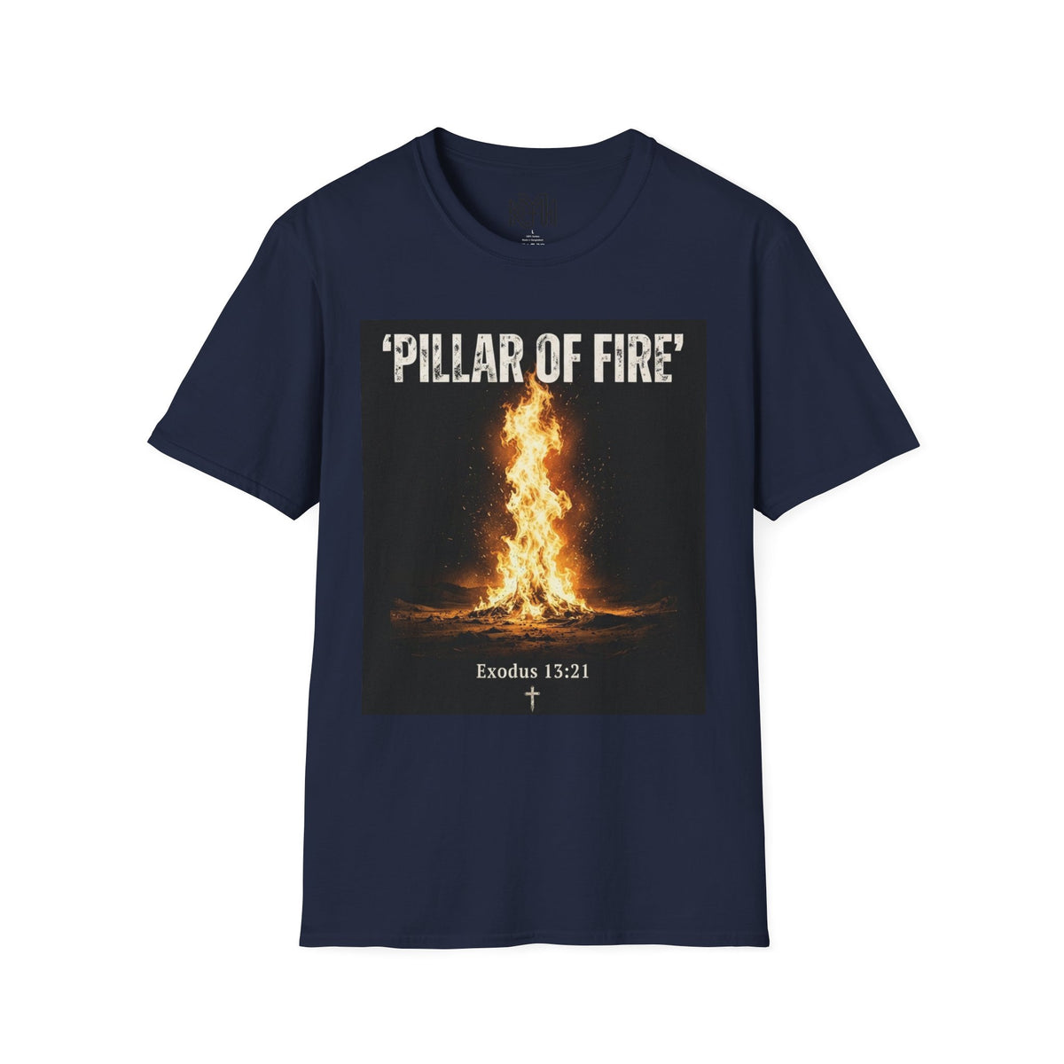 Pillar of Fire T‑Shirt — Biblical Exodus 13:21 Inspirational Faith Tee