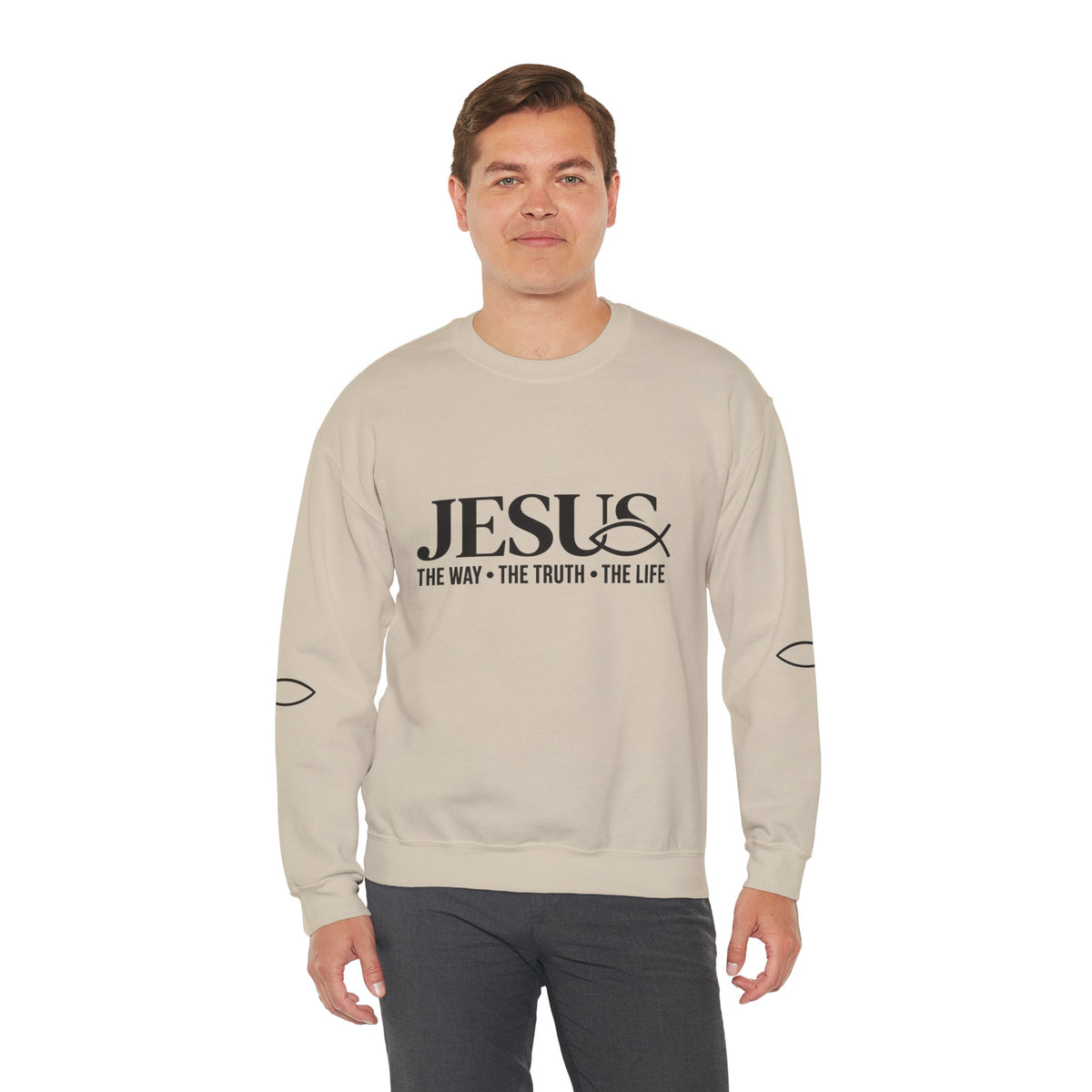Jesus 'The Way • The Truth • The Life' Crewneck Sweatshirt