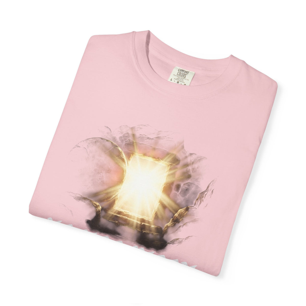 Angel Gateway T-Shirt — Fiery Winged Guardian Graphic Tee