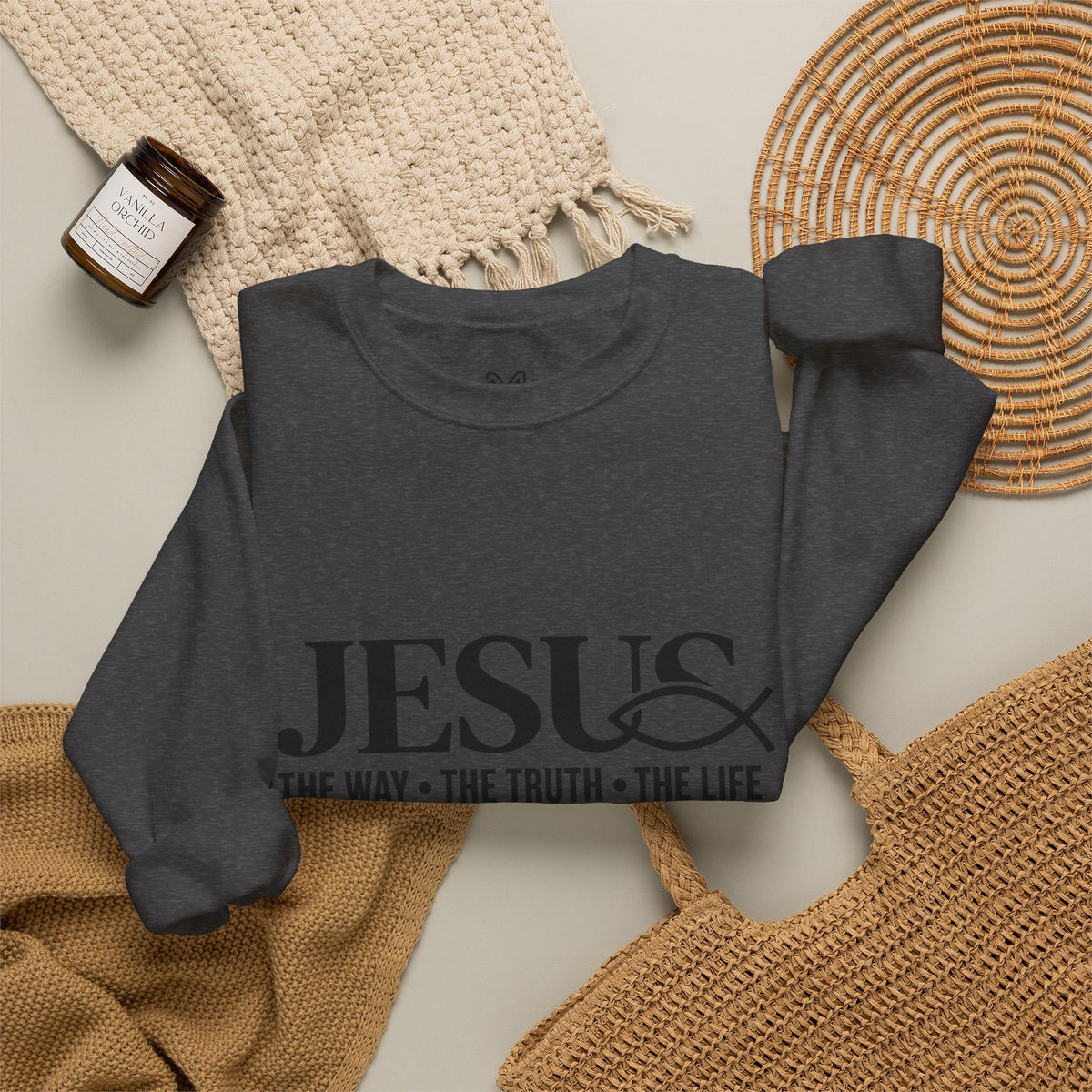 Jesus 'The Way • The Truth • The Life' Crewneck Sweatshirt