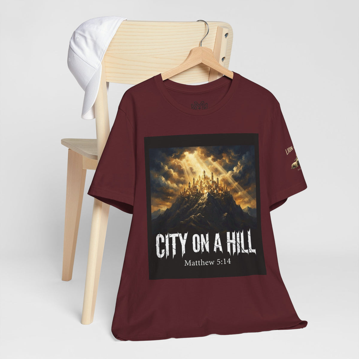 City on a Hill T-Shirt — Matthew 5:14 Christian Faith Tee