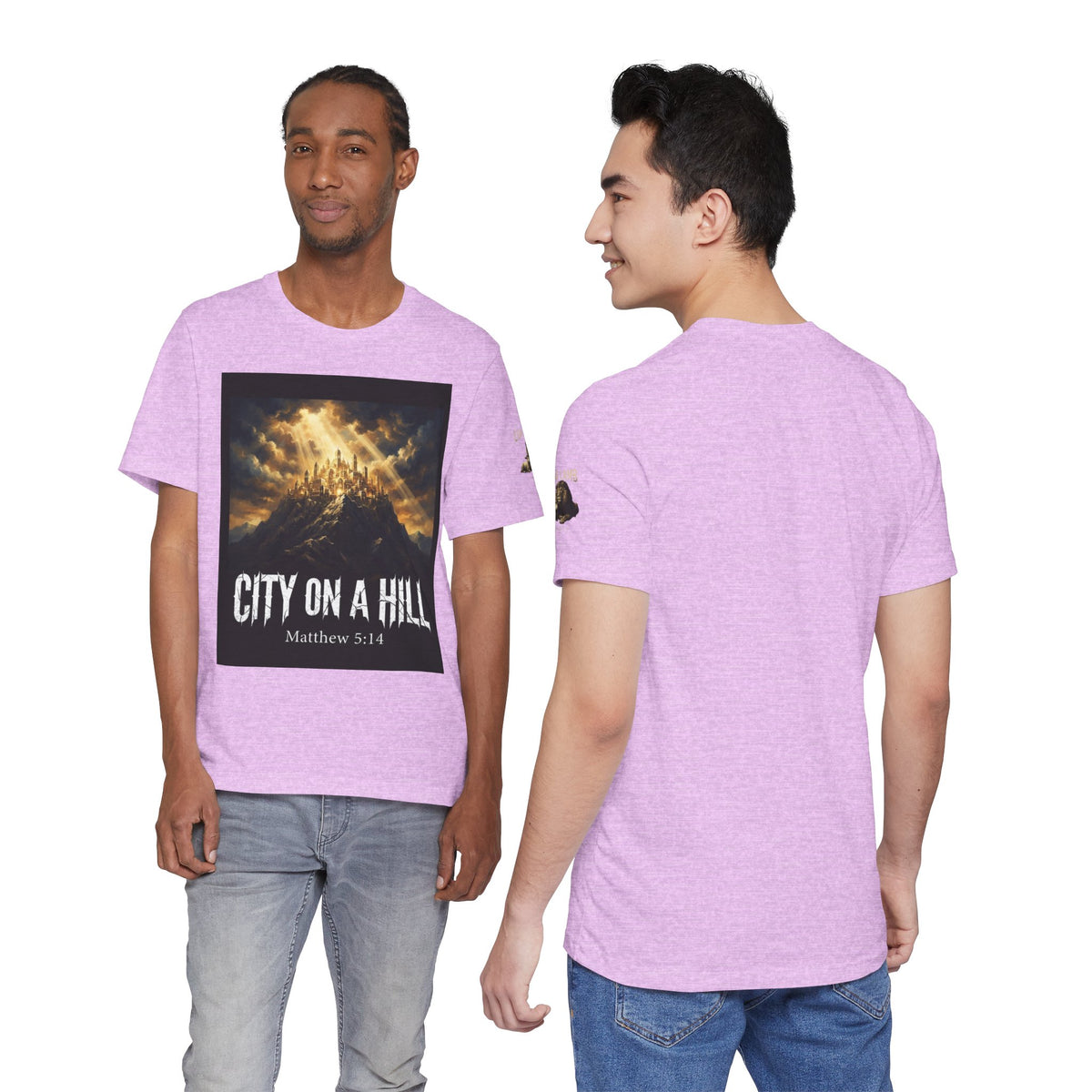 City on a Hill T-Shirt — Matthew 5:14 Christian Faith Tee