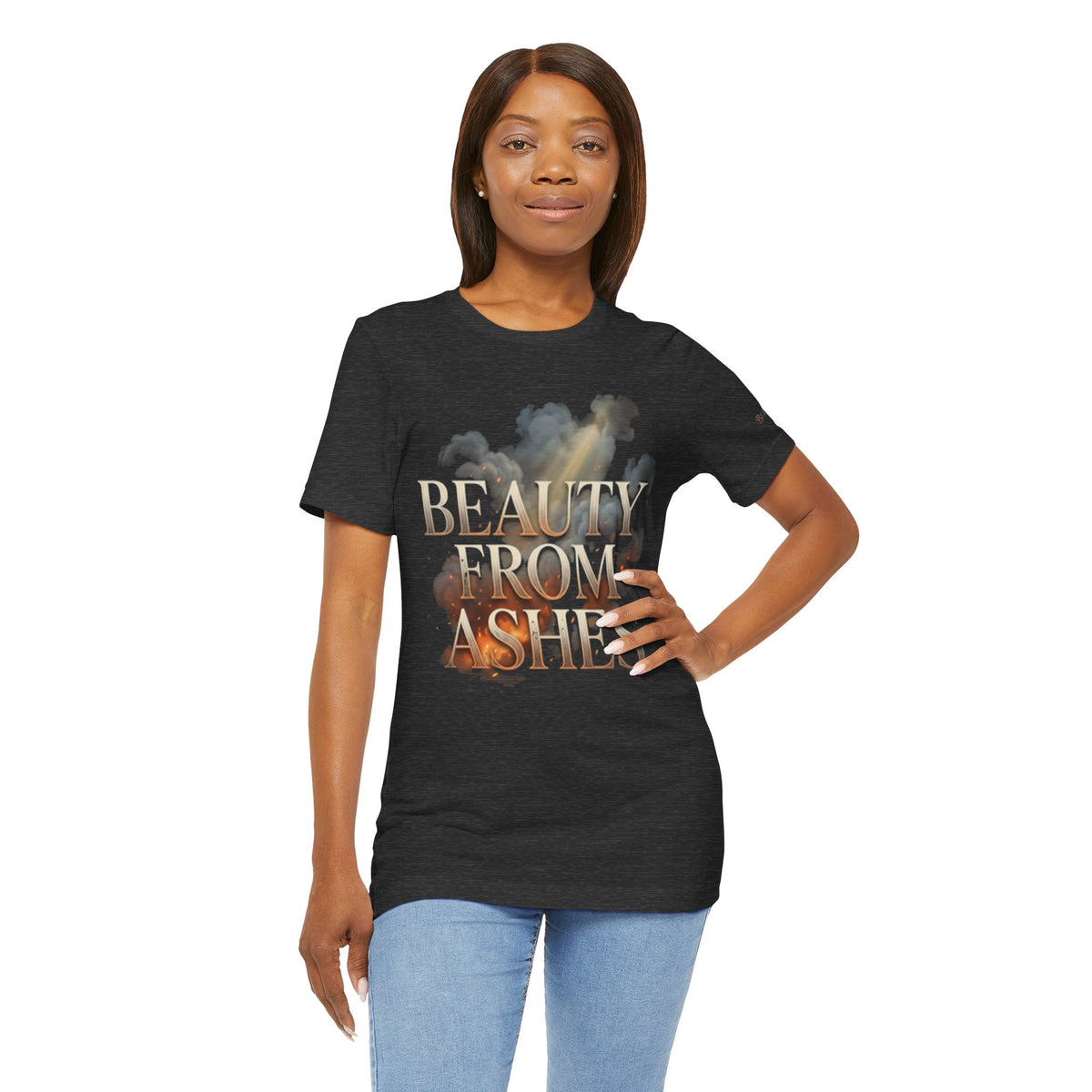 Beauty From Ashes Floral Tee