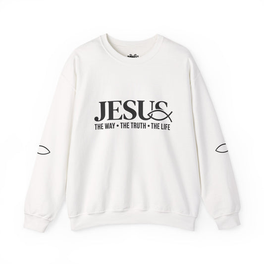 Jesus 'The Way • The Truth • The Life' Crewneck Sweatshirt