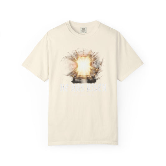 Angel Gateway T-Shirt — Fiery Winged Guardian Graphic Tee