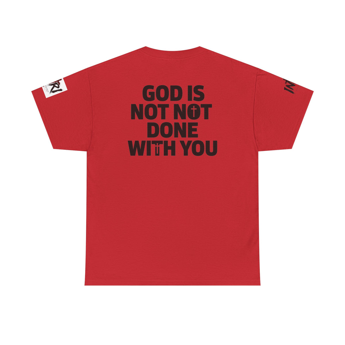 Armor of God T-Shirt — "God Is Not Done With You" Christian Faith Tee