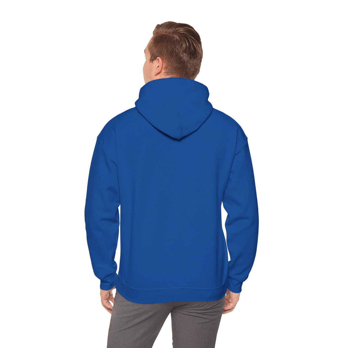 Christian Cross Hoodie - "He Renewed Me" Word Cloud Faith Sweatshirt