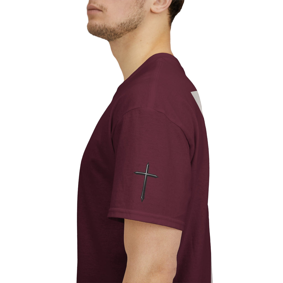 Christian Son & Heir T-Shirt — 'Adopted by Grace' Faith Tee with Jesus Prayer Design