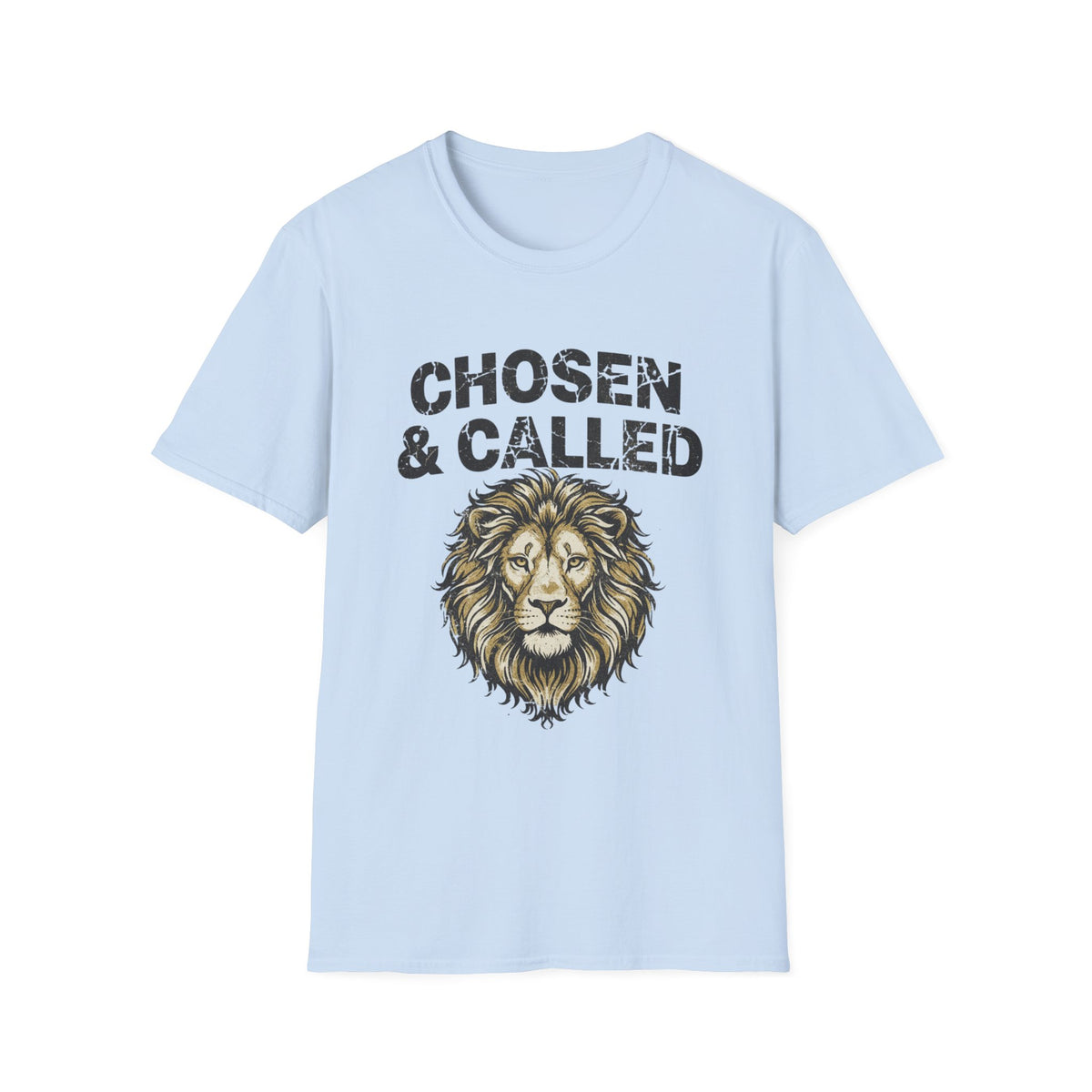 Chosen & Called Lion T-Shirt — Inspirational Christian Faith Tee