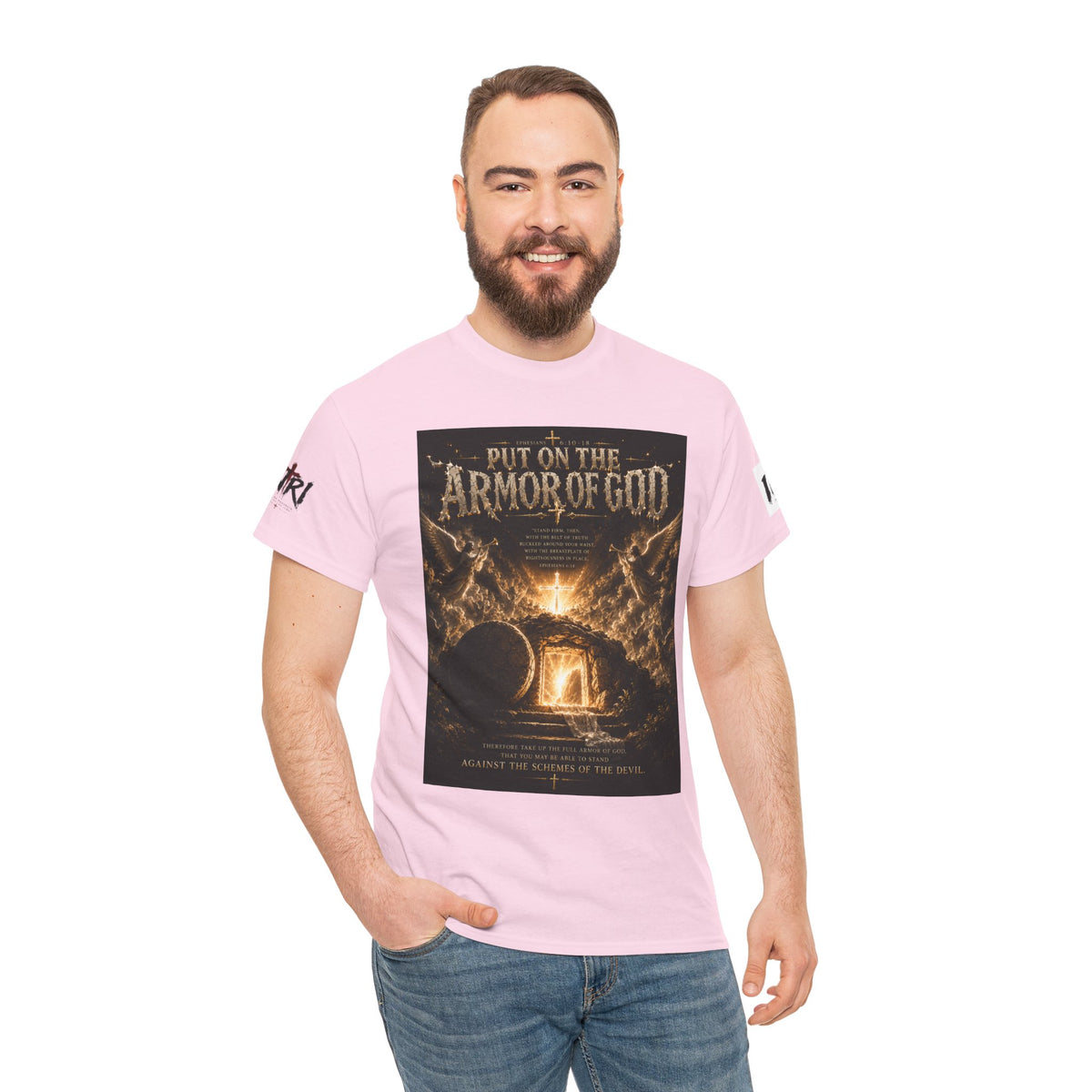 Armor of God T-Shirt — "God Is Not Done With You" Christian Faith Tee