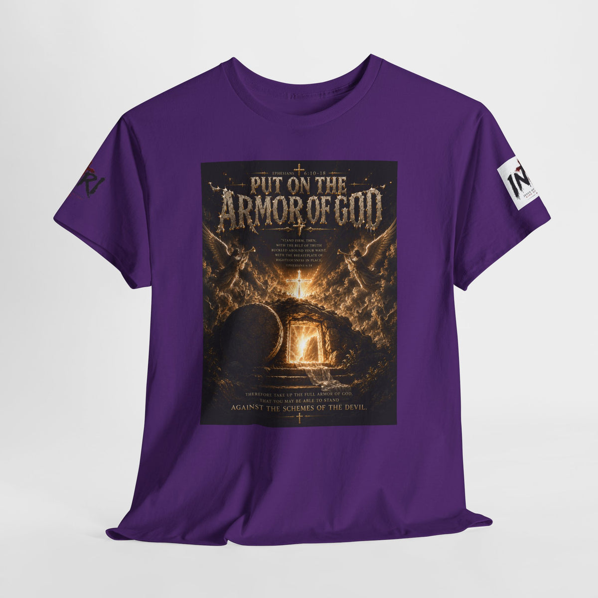 Armor of God T-Shirt — "God Is Not Done With You" Christian Faith Tee