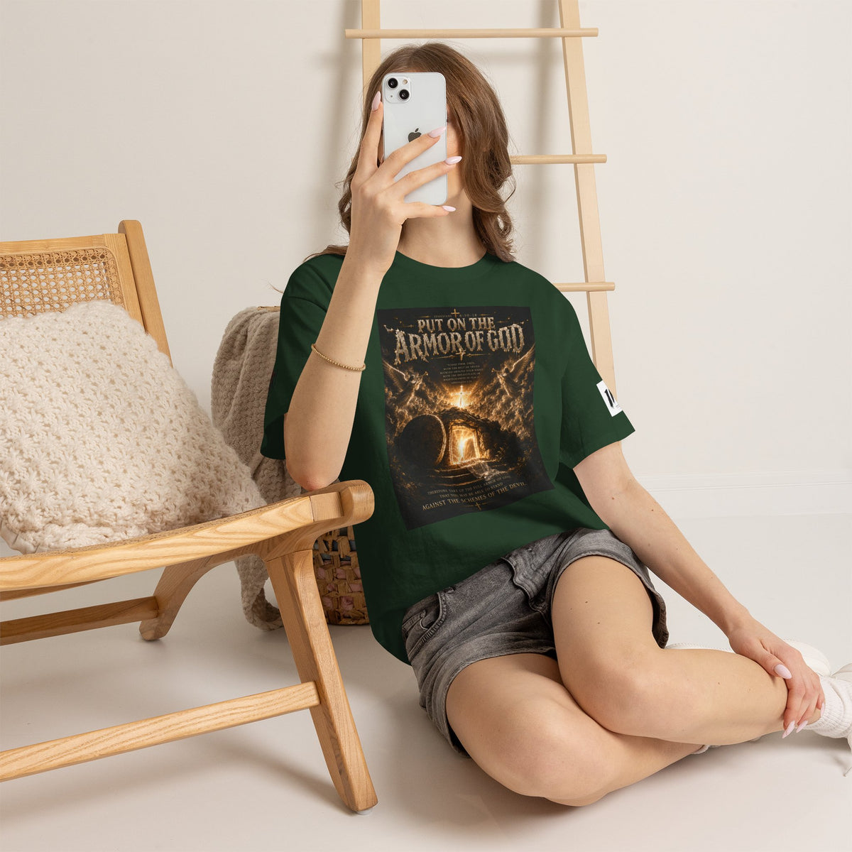 Armor of God T-Shirt — "God Is Not Done With You" Christian Faith Tee