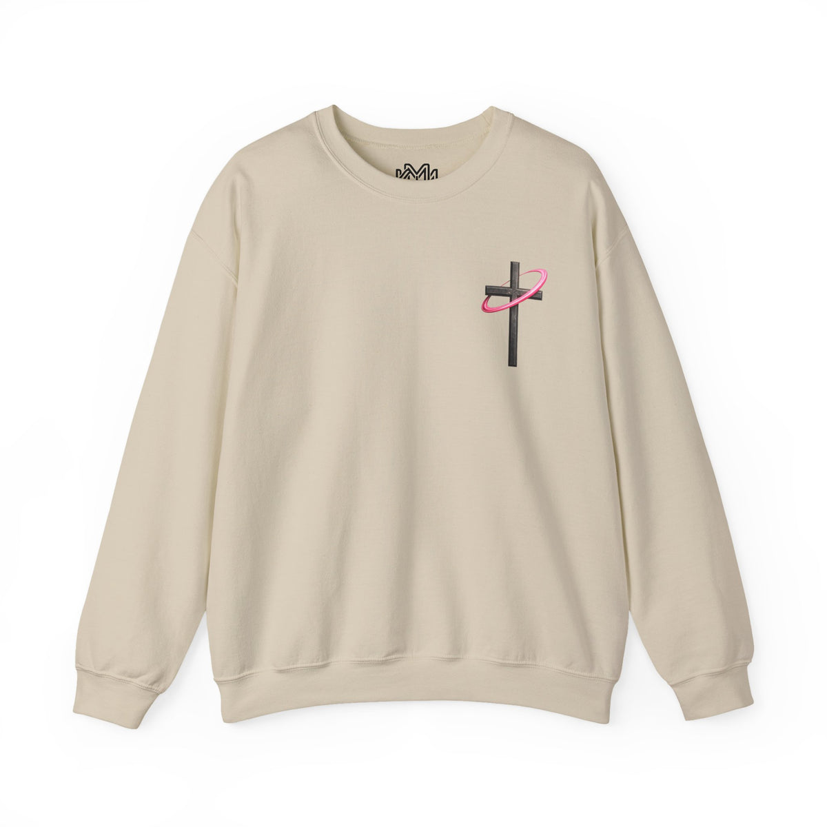 Christian Crewneck Sweatshirt — “With God All Things Are Possible” Inspirational Pullover