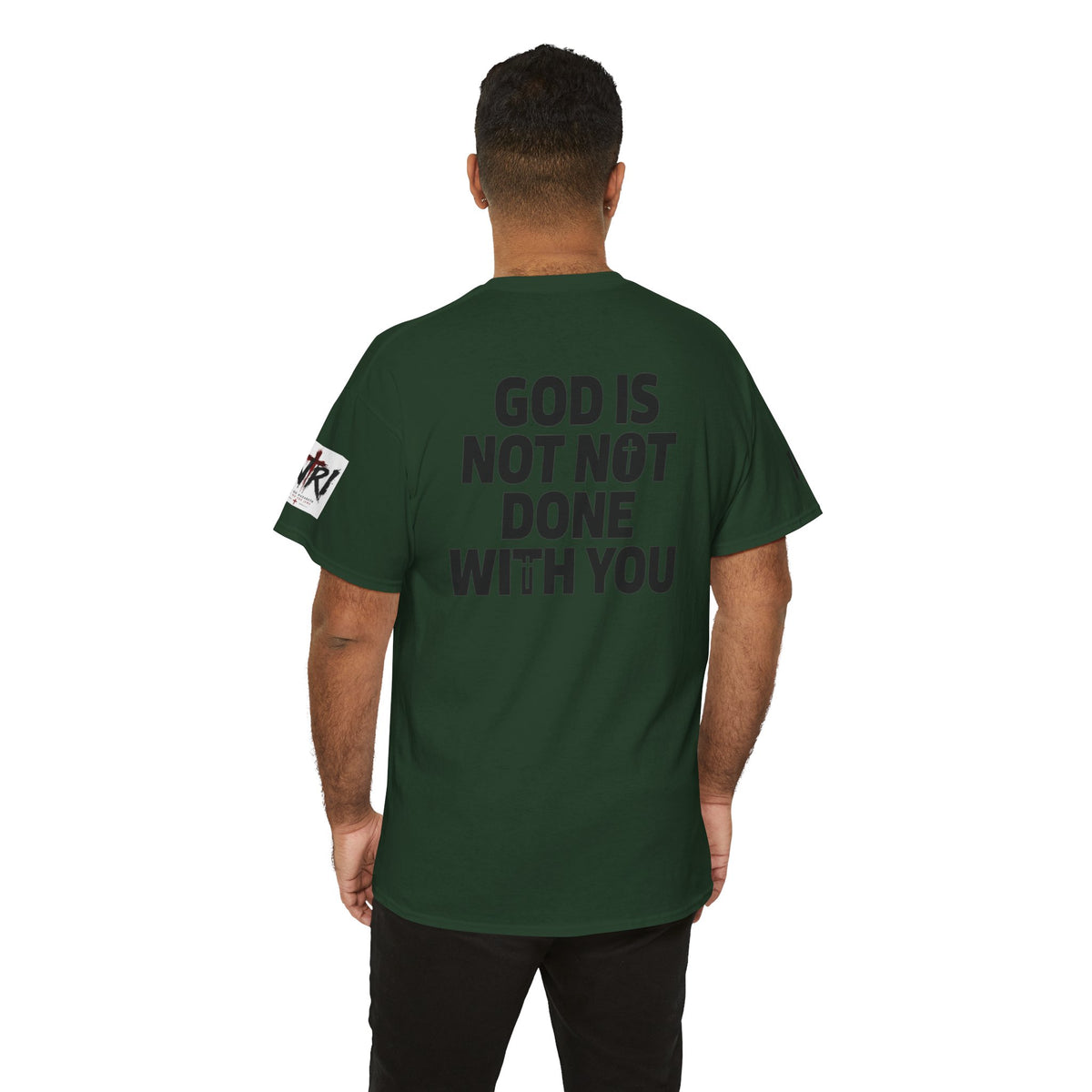 Armor of God T-Shirt — "God Is Not Done With You" Christian Faith Tee