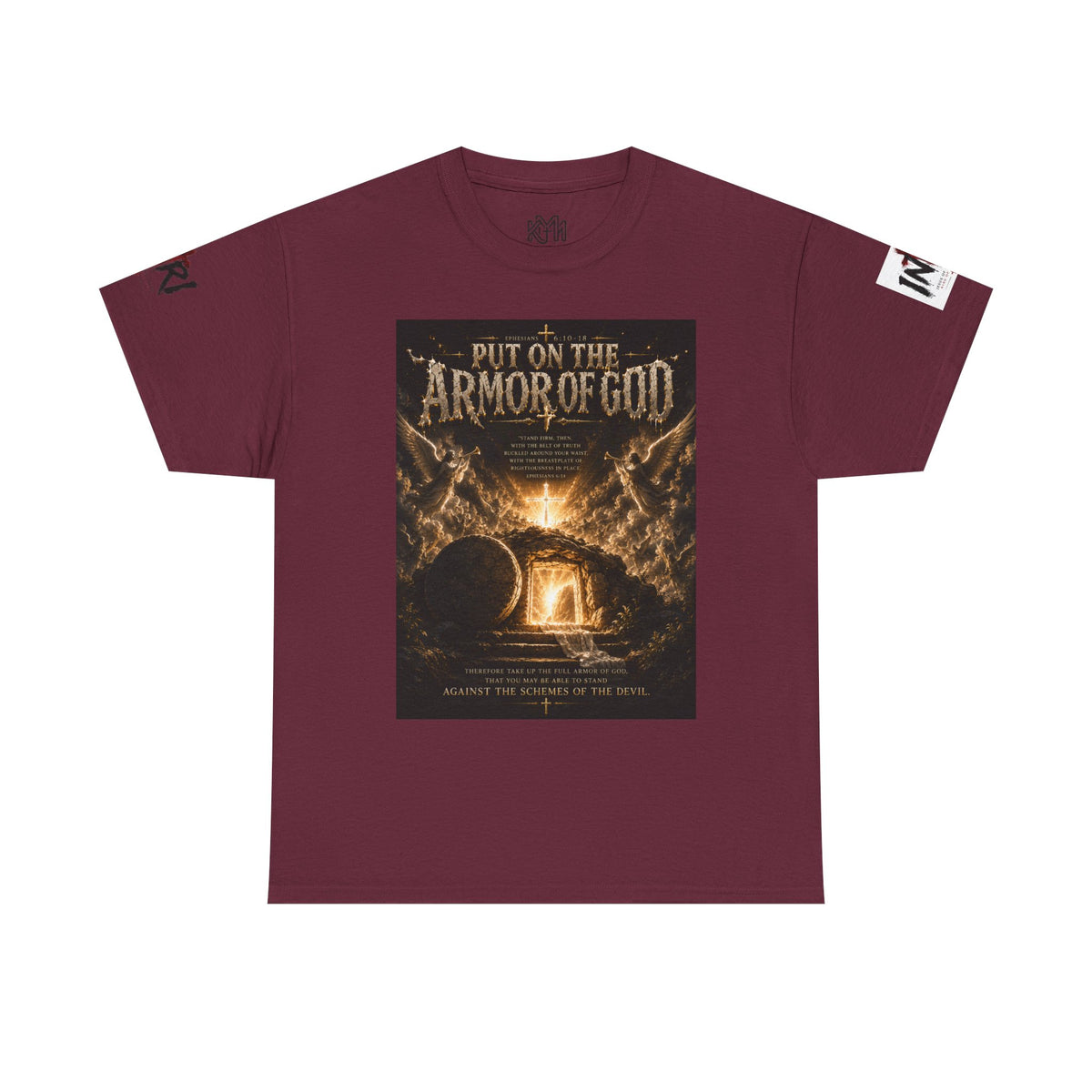Armor of God T-Shirt — "God Is Not Done With You" Christian Faith Tee