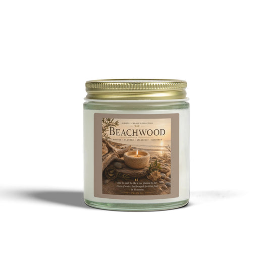 Beachwood Coconut Apricot Scented Candle (4oz, 9oz)