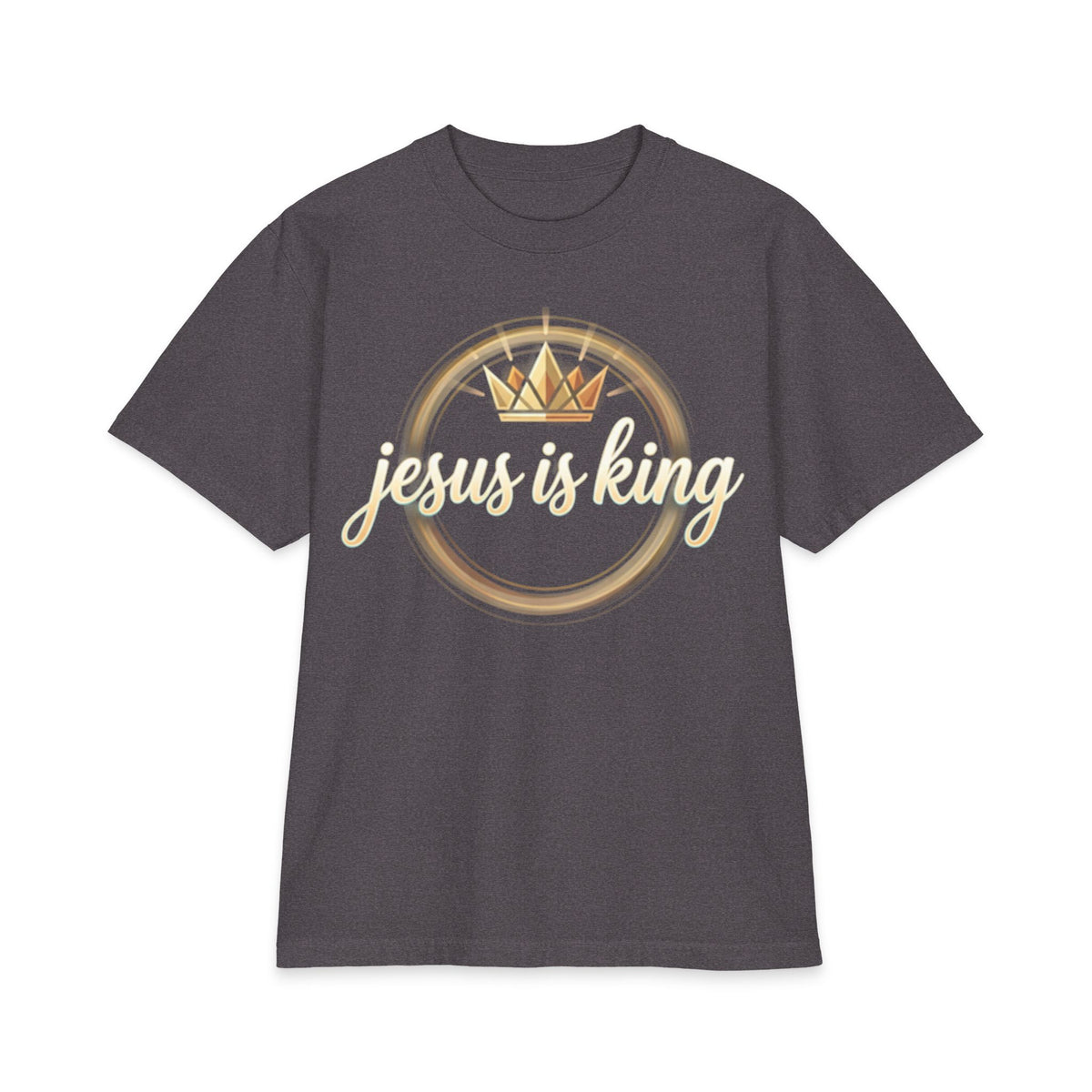 Jesus Is King T-Shirt — Christian Crown Faith Tee