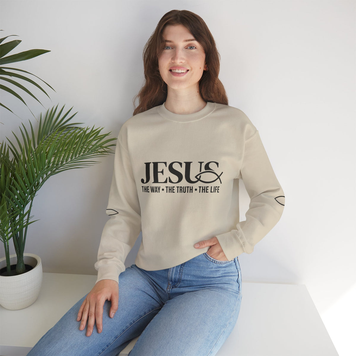 Jesus 'The Way • The Truth • The Life' Crewneck Sweatshirt