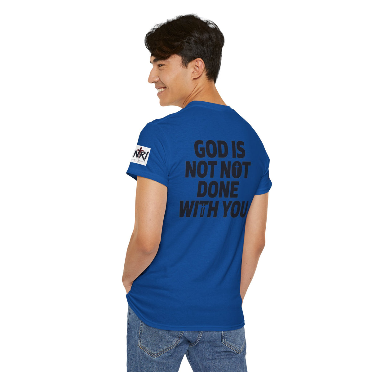 Armor of God T-Shirt — "God Is Not Done With You" Christian Faith Tee