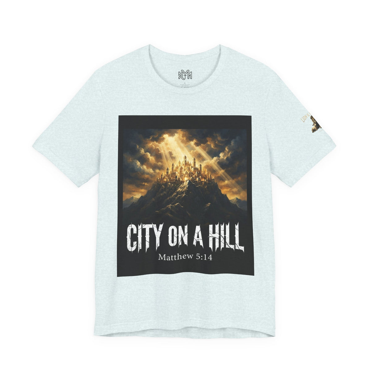 City on a Hill T-Shirt — Matthew 5:14 Christian Faith Tee