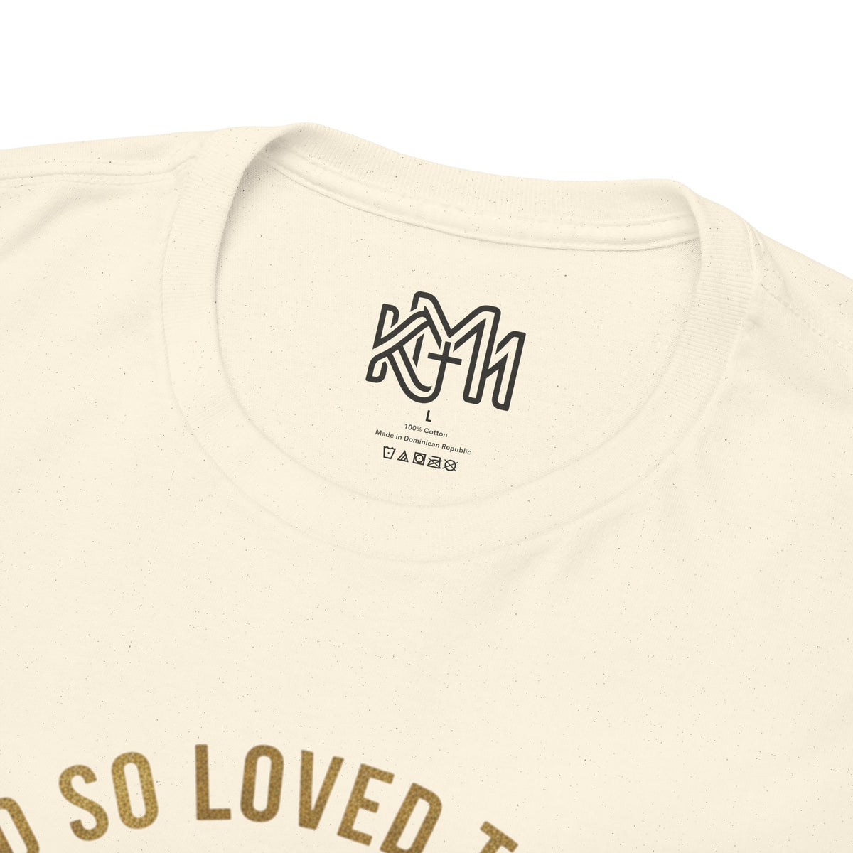 John 3:16 Cross T-Shirt — "For God So Loved the World" Christian Tee