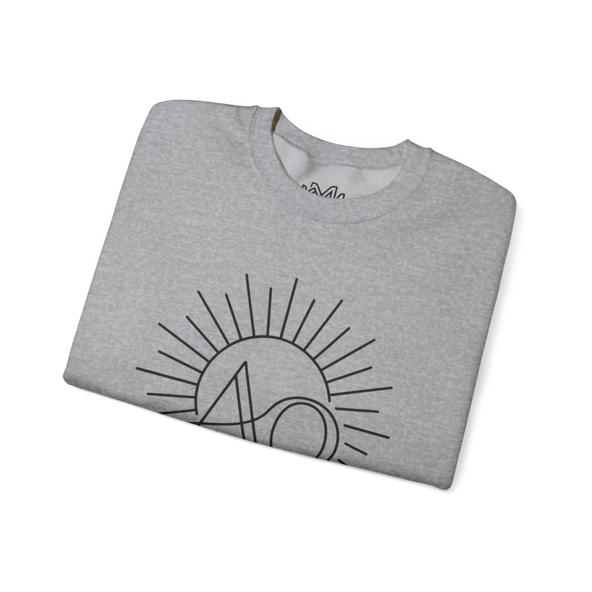 Alpha & Omega Crewneck Sweatshirt — Revelation 22:13 Christian Graphic Pullover