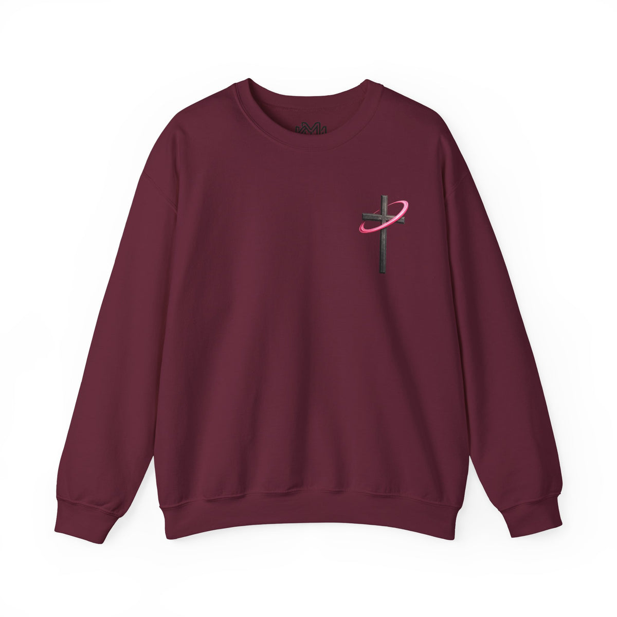 Christian Crewneck Sweatshirt — “With God All Things Are Possible” Inspirational Pullover