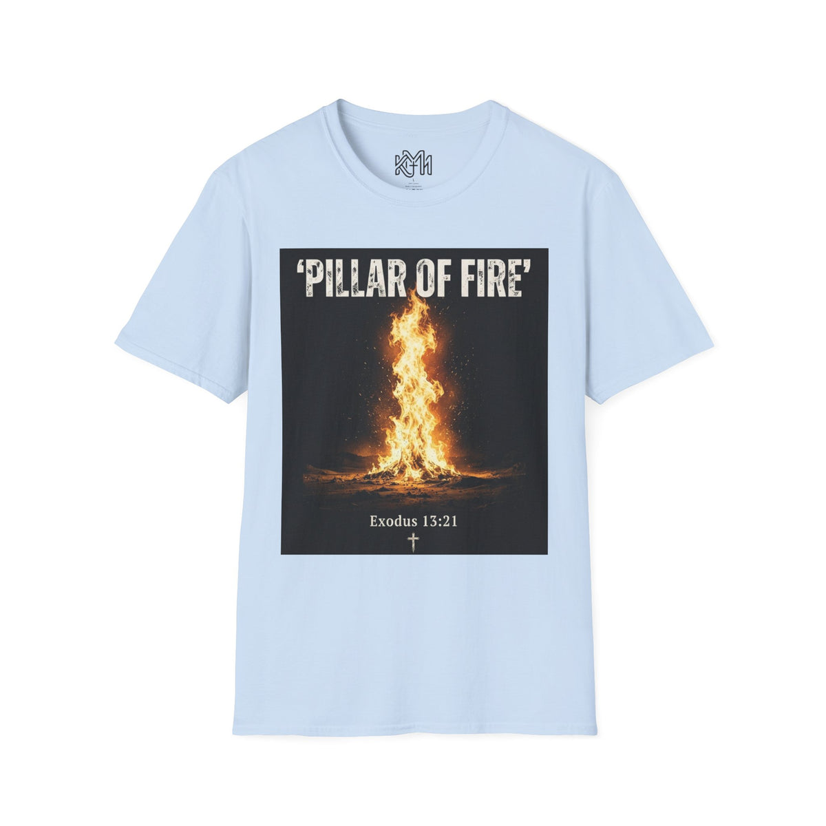 Pillar of Fire T‑Shirt — Biblical Exodus 13:21 Inspirational Faith Tee