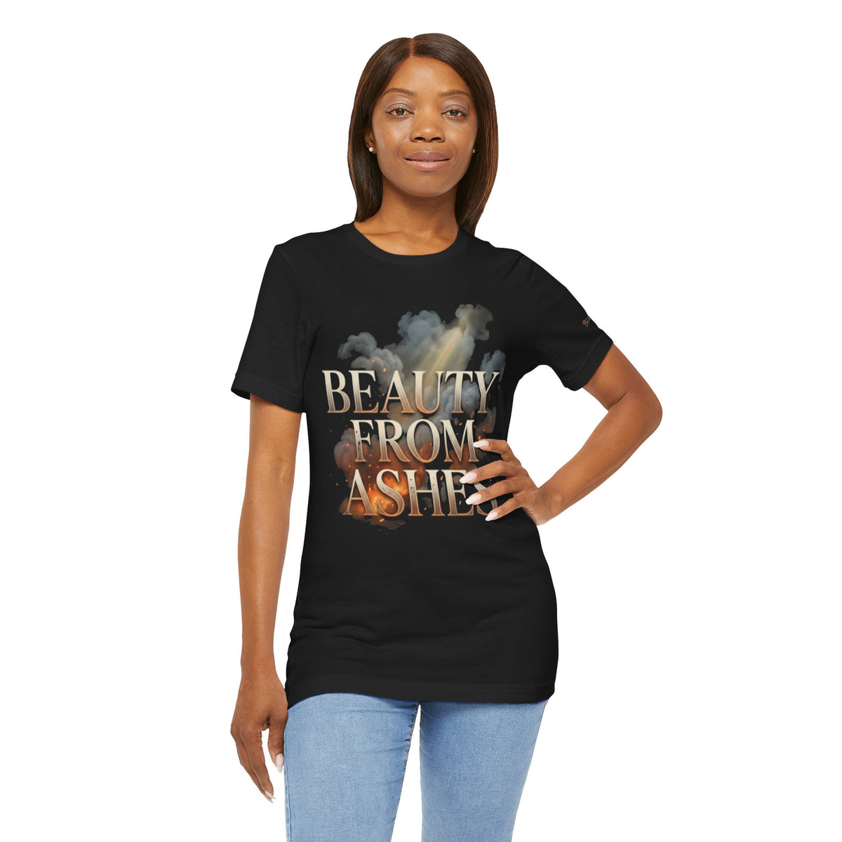 Beauty From Ashes Floral Tee