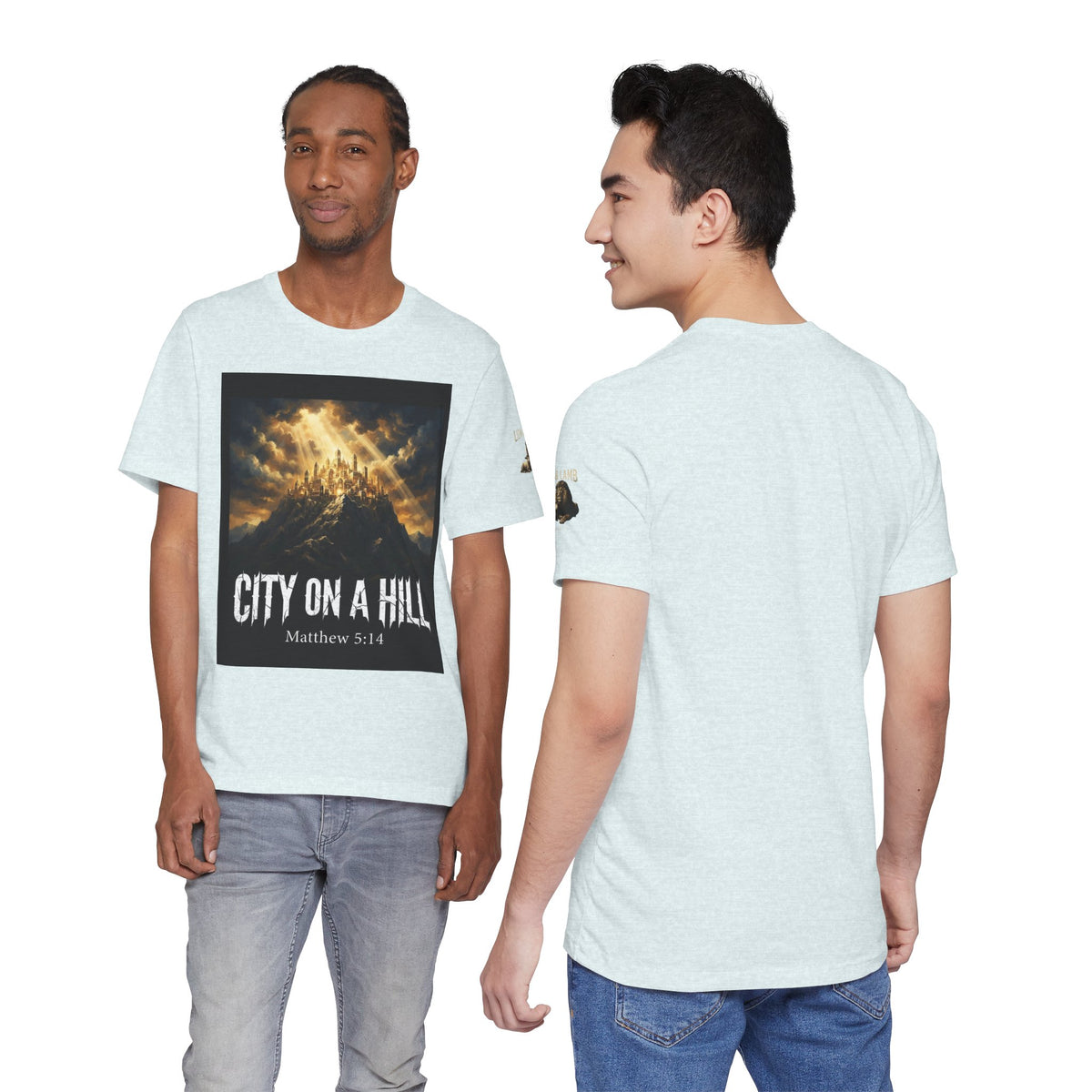 City on a Hill T-Shirt — Matthew 5:14 Christian Faith Tee