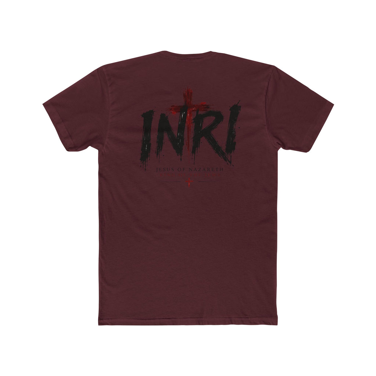 Lamb of God Tee — 'John 1:29' Religious Christian T-Shirt with INRI Cross Back