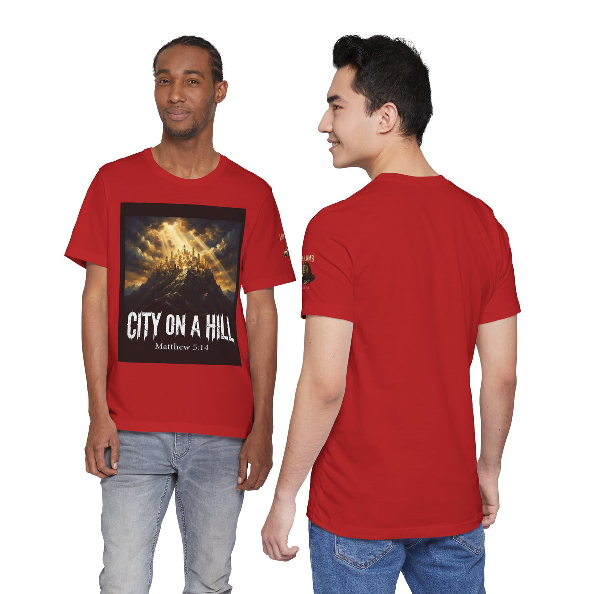 City on a Hill T-Shirt — Matthew 5:14 Christian Faith Tee