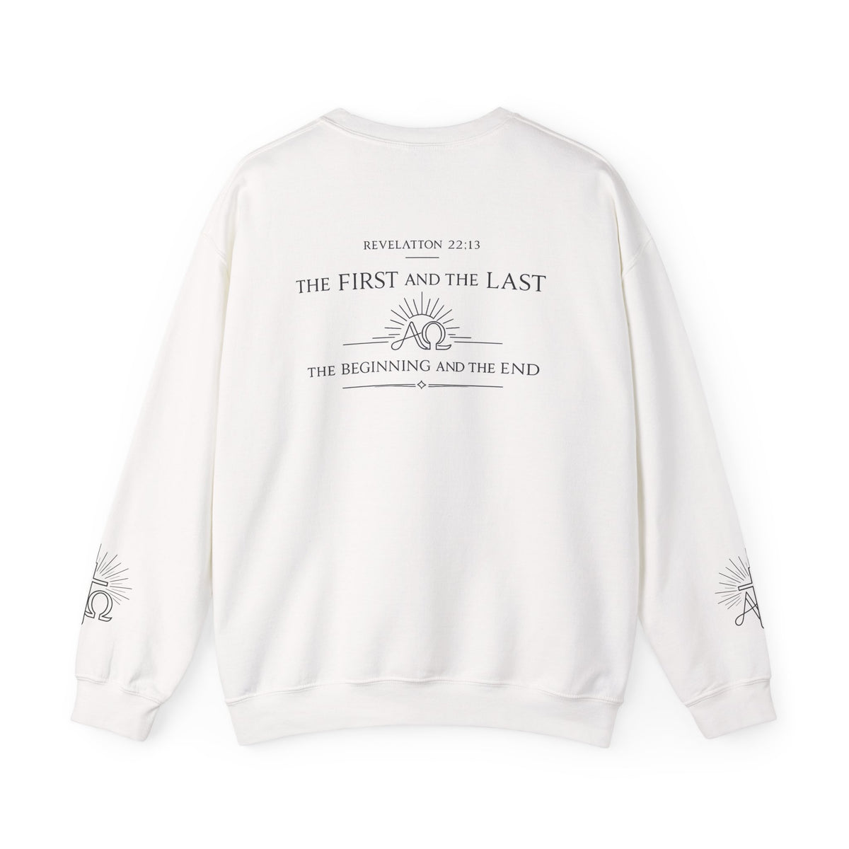 Alpha Omega 'Revelation 22:13' Crewneck Sweatshirt
