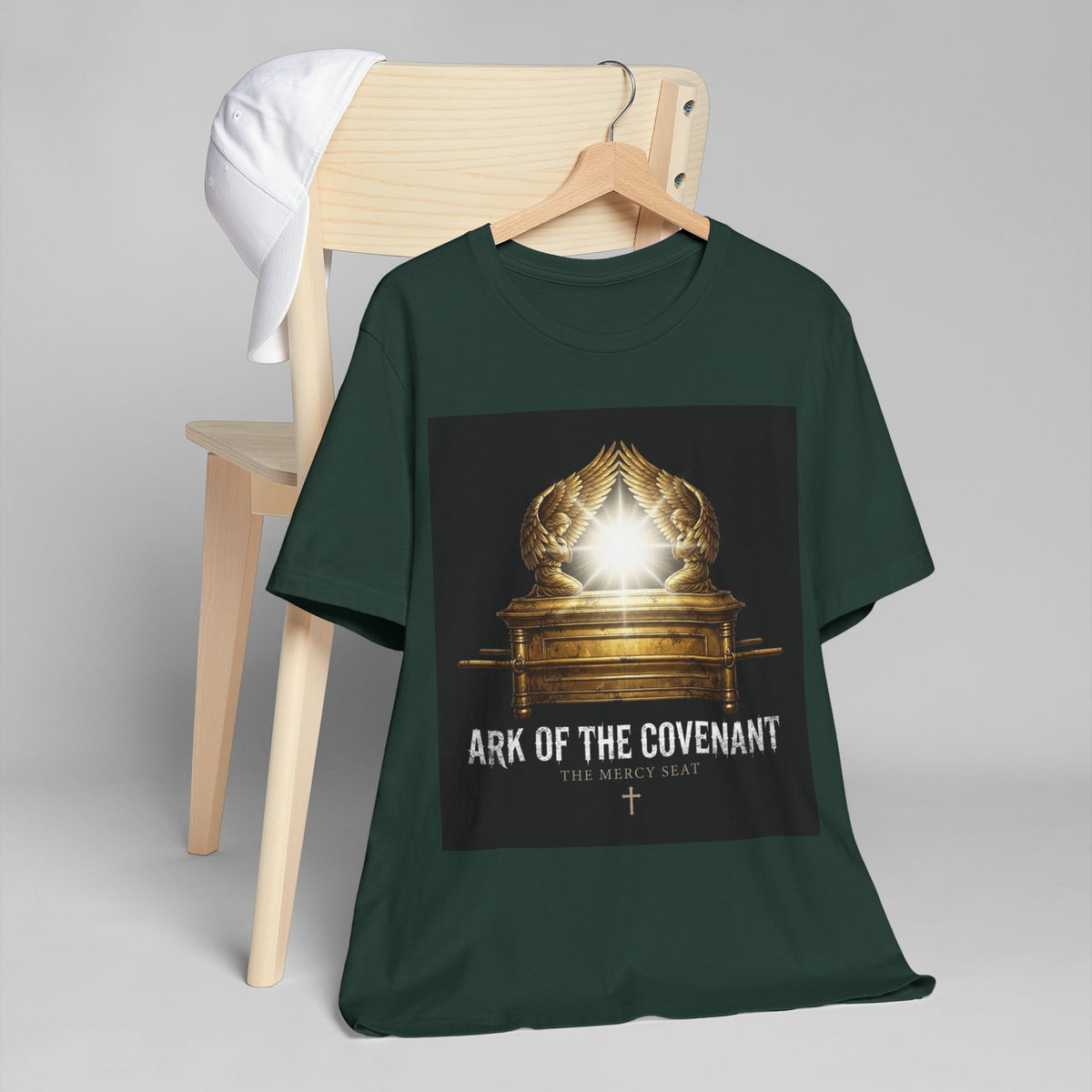 Ark of the Covenant T-Shirt — "King of Glory" Psalm 24:10 Christian Tee
