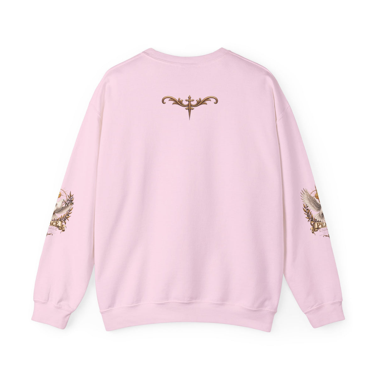 Peace Dove Crewneck Sweatshirt — Religious Christian Dove & Olive Branch Pullover