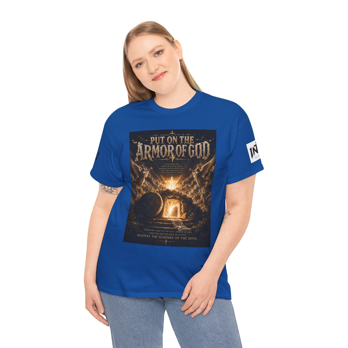 Armor of God T-Shirt — "God Is Not Done With You" Christian Faith Tee