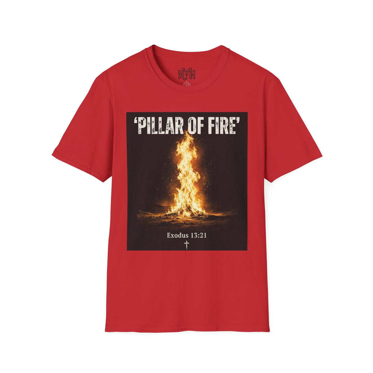 Pillar of Fire T‑Shirt — Biblical Exodus 13:21 Inspirational Faith Tee